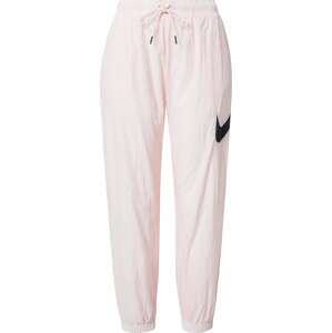 Nike Sportswear Kalhoty růžová / černá