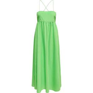 ONLY Letní šaty 'EMMA' jablko / světle zelená