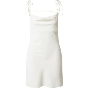 Abercrombie & Fitch Koktejlové šaty bílá