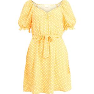 VILA Letní šaty 'Ina' oranžová / bílá