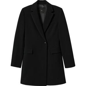 MANGO Přechodný kabát 'SUGUS' černá