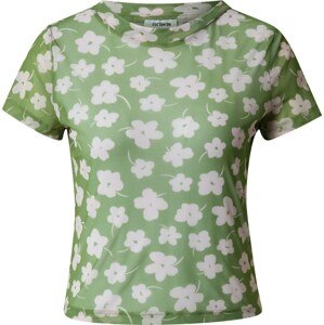 Cotton On Tričko 'ZOE' pastelově zelená / bílá