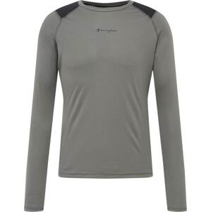 Champion Authentic Athletic Apparel Funkční tričko šedá / černá