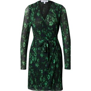 EDITED Šaty 'Samantha' zelená / černá