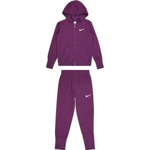 Nike Sportswear Joggingová souprava bobule / bílá
