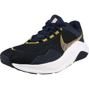 NIKE Sportovní boty 'Legend Essential 3' marine modrá / žlutá / růžová / černá