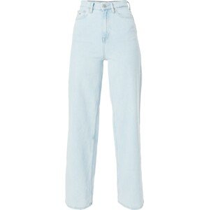 Tommy Jeans Džíny 'CLAIRE' námořnická modř / světlemodrá / červená / bílá