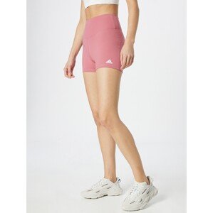 ADIDAS SPORTSWEAR Sportovní kalhoty růžová / bílá