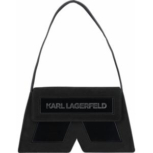 Karl Lagerfeld Taška přes rameno tmavě šedá / černá