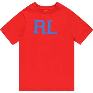 Polo Ralph Lauren Tričko azurová / červená
