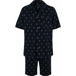 Polo Ralph Lauren Pyžamo krátké noční modrá / bílá