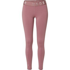 UNDER ARMOUR Sportovní kalhoty starorůžová / pastelově růžová