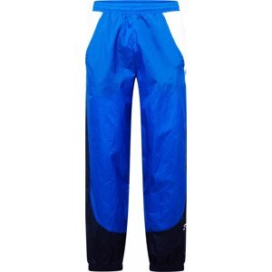Reebok Sport Sportovní kalhoty tyrkysová / tmavě modrá / bílá