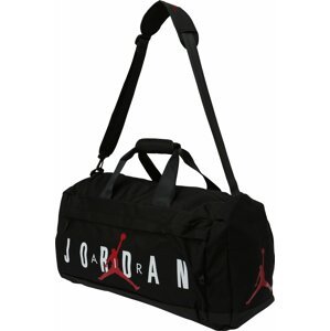 Jordan Sportovní taška krvavě červená / černá / bílá