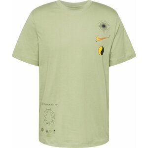 Nike Sportswear Tričko žlutá / světle zelená / oranžová / černá