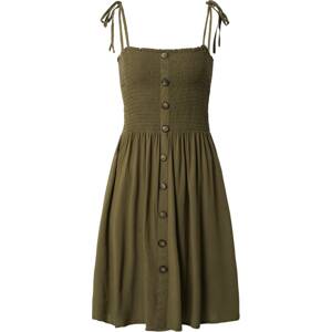 ONLY Letní šaty 'ANNIKA' khaki / olivová