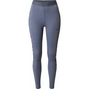 KariTraa Sportovní kalhoty 'VILDE' béžová / chladná modrá / tmavě modrá