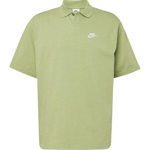 Nike Sportswear Tričko pastelově zelená / bílá