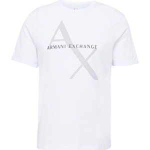 ARMANI EXCHANGE Tričko námořnická modř / bílá