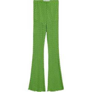Bershka Kalhoty zelená