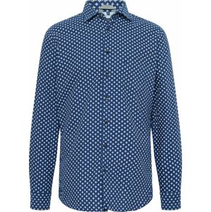 OLYMP Košile modrá / bílá