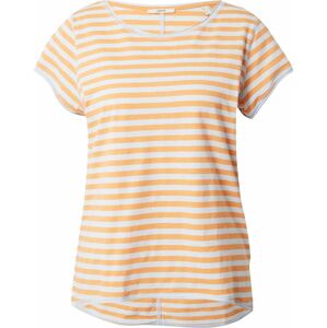 ESPRIT Tričko jasně oranžová / bílá
