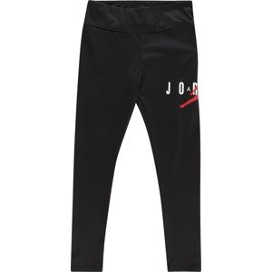 Jordan Sportovní kalhoty červená / černá / bílá