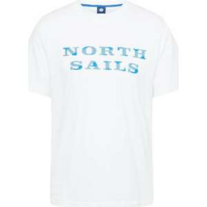 North Sails Tričko modrá / bílá