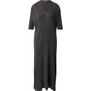 Dorothy Perkins Úpletové šaty tmavě šedá