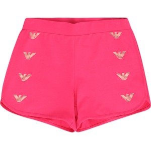 EA7 Emporio Armani Kalhoty zlatá / pink