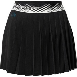 Lacoste Sport Sportovní sukně azurová modrá / černá / bílá