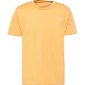 ESPRIT Tričko oranžová / bílá