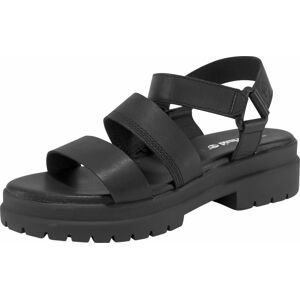 TIMBERLAND Páskové sandály černá
