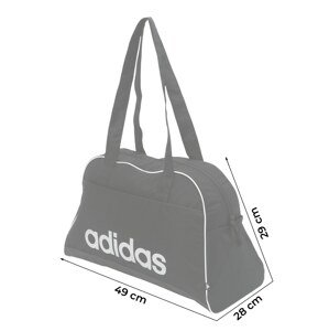 ADIDAS SPORTSWEAR Sportovní taška černá / stříbrná / bílá