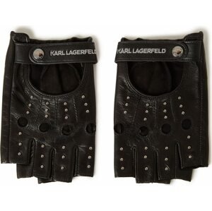 Karl Lagerfeld Prstové rukavice černá