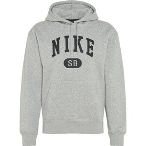 Nike SB Mikina šedý melír / černá