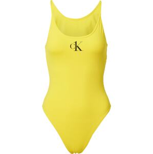 Calvin Klein Swimwear Plavky žlutá / černá