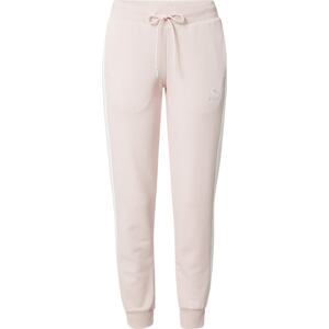 PUMA Sportovní kalhoty růžová / bílá