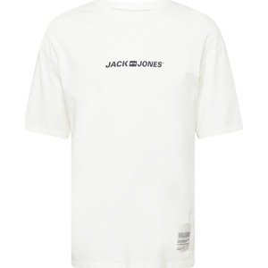 JACK & JONES Tričko 'REMEMBER' černá / bílá