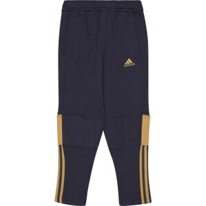 ADIDAS SPORTSWEAR Sportovní kalhoty tmavě modrá / zlatá