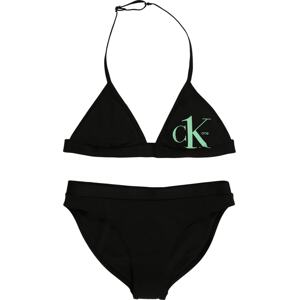 Calvin Klein Swimwear Bikiny mátová / černá