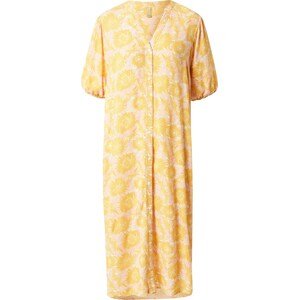 Soyaconcept Košilové šaty 'DARA' béžová / žlutá / růžová