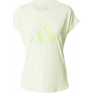 ADIDAS PERFORMANCE Funkční tričko pastelově zelená / světle zelená
