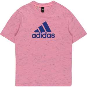 ADIDAS SPORTSWEAR Funkční tričko tmavě modrá / růžová