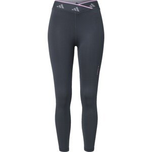 ADIDAS PERFORMANCE Sportovní kalhoty světle šedá / tmavě šedá / pink