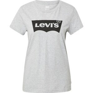 LEVI'S Tričko šedý melír / černá