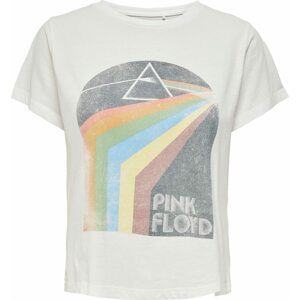 ONLY Tričko 'Pink Floyd' tmavě šedá / pastelově zelená / mandarinkoná / růžová / bílá