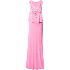 Soccx Letní šaty pink / tmavě růžová / bílá