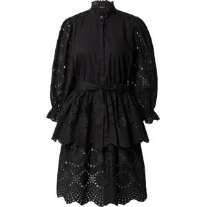 BRUUNS BAZAAR Košilové šaty 'Rosie Emlin' černá