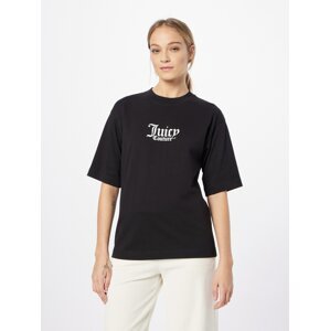 Juicy Couture Sport Funkční tričko černá / bílá